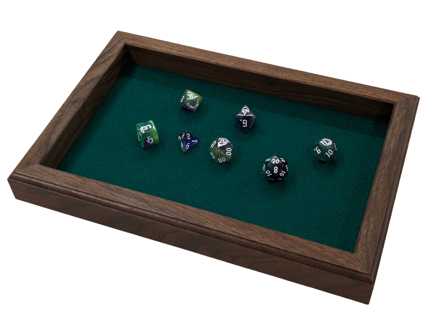 Tabletop Dice Tray - Forest Green - Basic